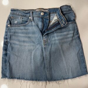 Hudson Jeans Light Blue Mini Skirt